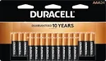 Duracell Coppertop AAA Alkaline Battery, 24/Pack (MN2400B240002)