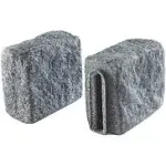 Beuta Greystone Start Block – Landscape Edging for Lawn & Garden, Easy No Dig Installation and Connects to Other Beuta Blocks, Heavy Duty Composite Resin Flex Wall Stone - 1 pc.