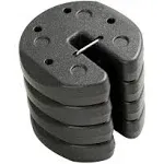 C-Hopetree Black Plastic Weight for Gazebo C-Hopetree