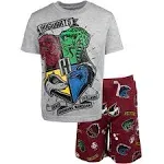 Harry Potter Graphic T-Shirt & French Terry Shorts Set