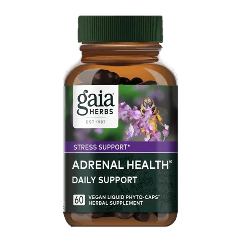 Gaia Herbs Adrenal Health with Holy Basil & Rhodiola, Capsules - 60 count