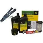 John Deere Original Equipment Model E100 Maintenance Kit + Mulching Blades