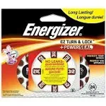 Energizer Size 312 Hearing Aid Batteries, EZ Turn & Lock Hearing Aid Batteries Size 312, 24 Count