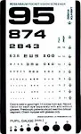 Graham Field Pocket Size Plastic Eye Chart