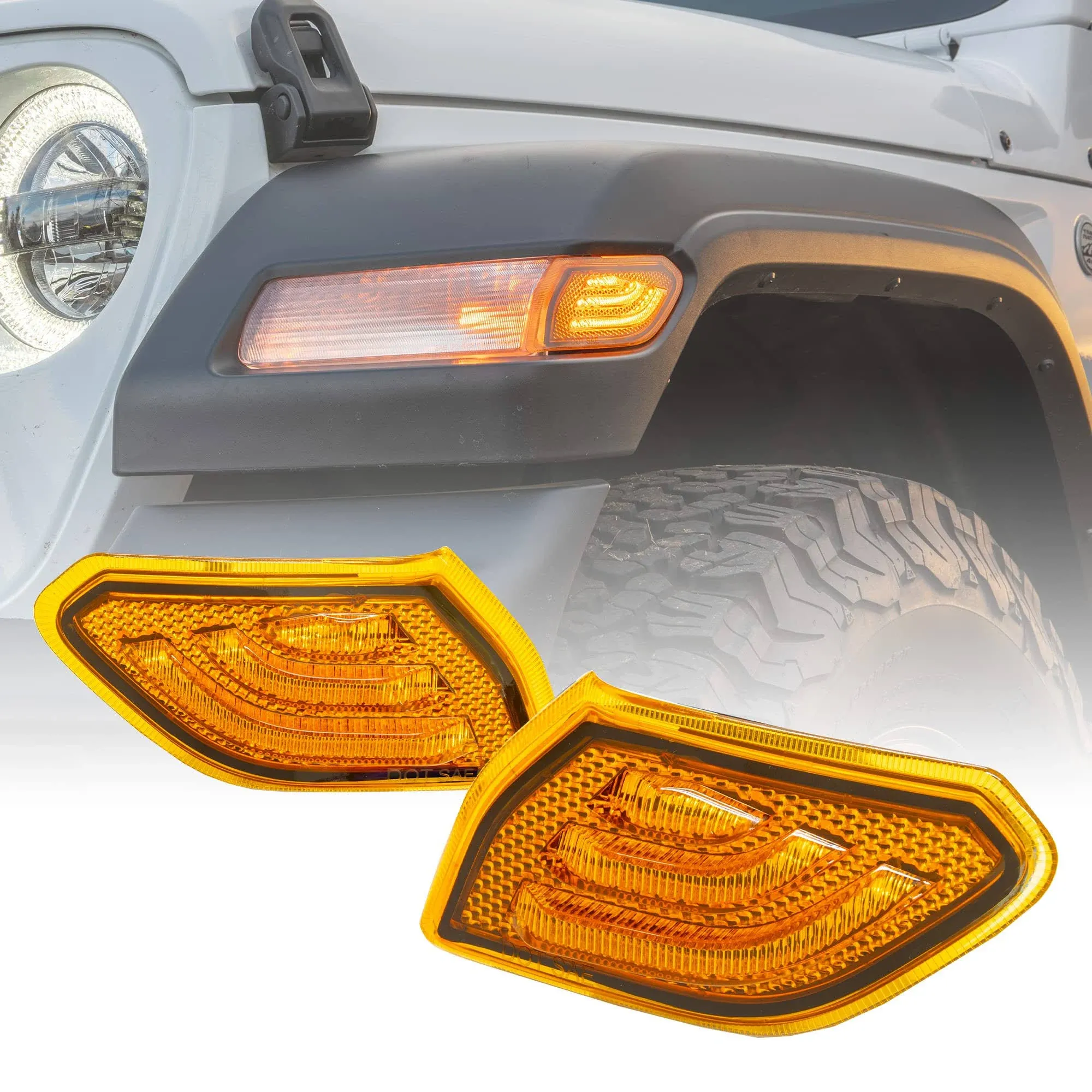 Jeep LED Turn Signal Marker Light Replacement