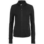 Full Zip Runner Jacket, S / Black - 90 Degree by Reflex