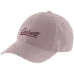 Carhartt Women&#039;s Canvas Logo Script Graphic Cap Hat - Mink