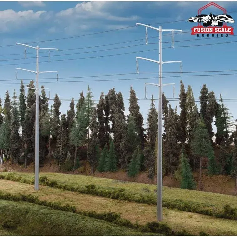 Modern High Voltage Transmission Towers