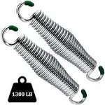 LONGADS 2Pack Premium Porch Swing Springs, Silver