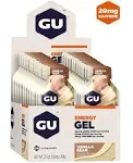 GU Energy Original Sports Nutrition Energy Gel, 8-Count, Salted Caramel