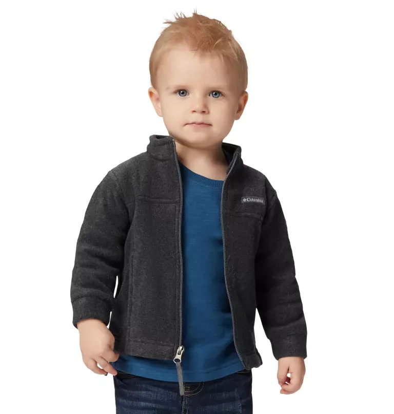 Columbia Steens II Mountain Fleece Jacket - Infant Boys' Bright Indigo/Collegiate Navy, 6/12M