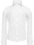 OppoSuits Toddler Boys Knight Solid Shirt - White