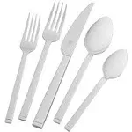 Zwilling Squared 45-Piece 18/10 Stainless Steel Flatware Set