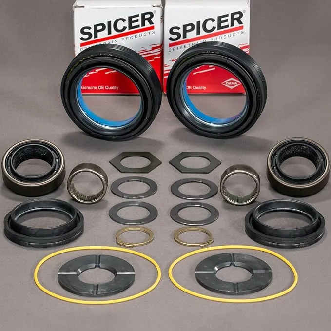 AXLE BEARING SEAL AND SMALL PARTS KIT - COMPATIBLE WITH FORD SUPERDUTY DANA 50 60 99-04