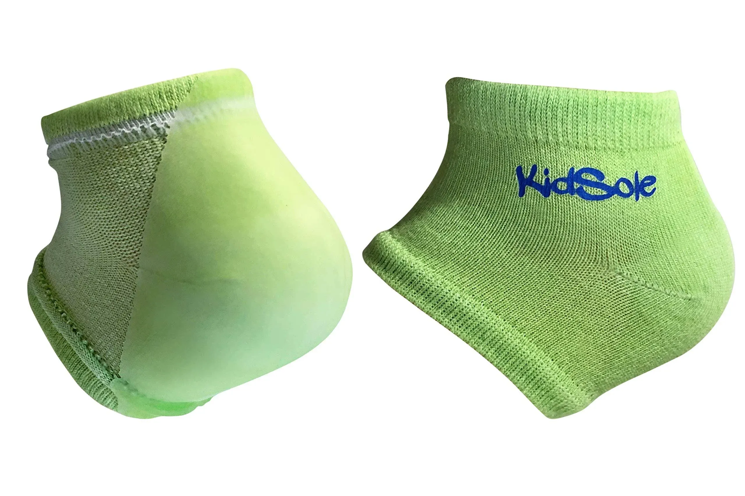 KidSole Gel Heel Strap for Kids with Heel Sensitivity from Severs Disease, Plantar Fasciitis. (Green)