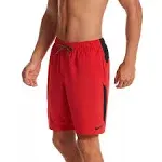 Nike Mens 9" Contend Volley Shorts, University Red/Black, XX-Large