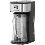 West Bend Iced Coffee and Iced Tea Maker with Infusion Tube, 2.75 qt. Capacity, in Black (it500-w)