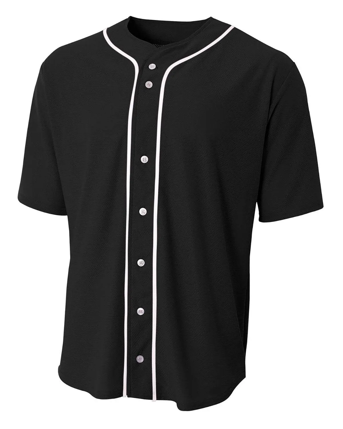 A4 Youth Full Button Baseball Jersey