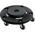 Rubbermaid RCP264000BK Round Twist On/Off Dolly