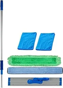 Real Clean 48 inch Commercial Microfiber Mop Kit