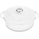 Le Creuset 2.75 qt. Shallow Round Dutch Oven ,Flame