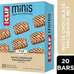 CLIF BAR Minis Energy Bars, White Chocolate Macadamia Nut, 4g Protein Bar, 20 Ct, 19.80 oz