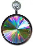 Rainbow Prism Suncatcher for Window, Axicon Pattern, with Bonus Board Catcher