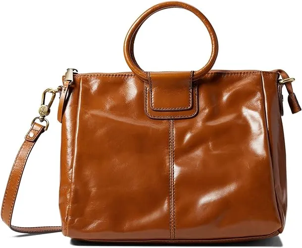 HOBO Sheila Medium Leather Satchel, Crossbody Bag for Women with Top Handle