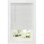 GII Deluxe Sundown Indoor Cordless White Vinyl Room Darkening Window Mini Blind