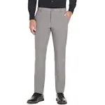 Flex 3 Flat Front Straight Leg Dress Pant Grey - Slim Fit