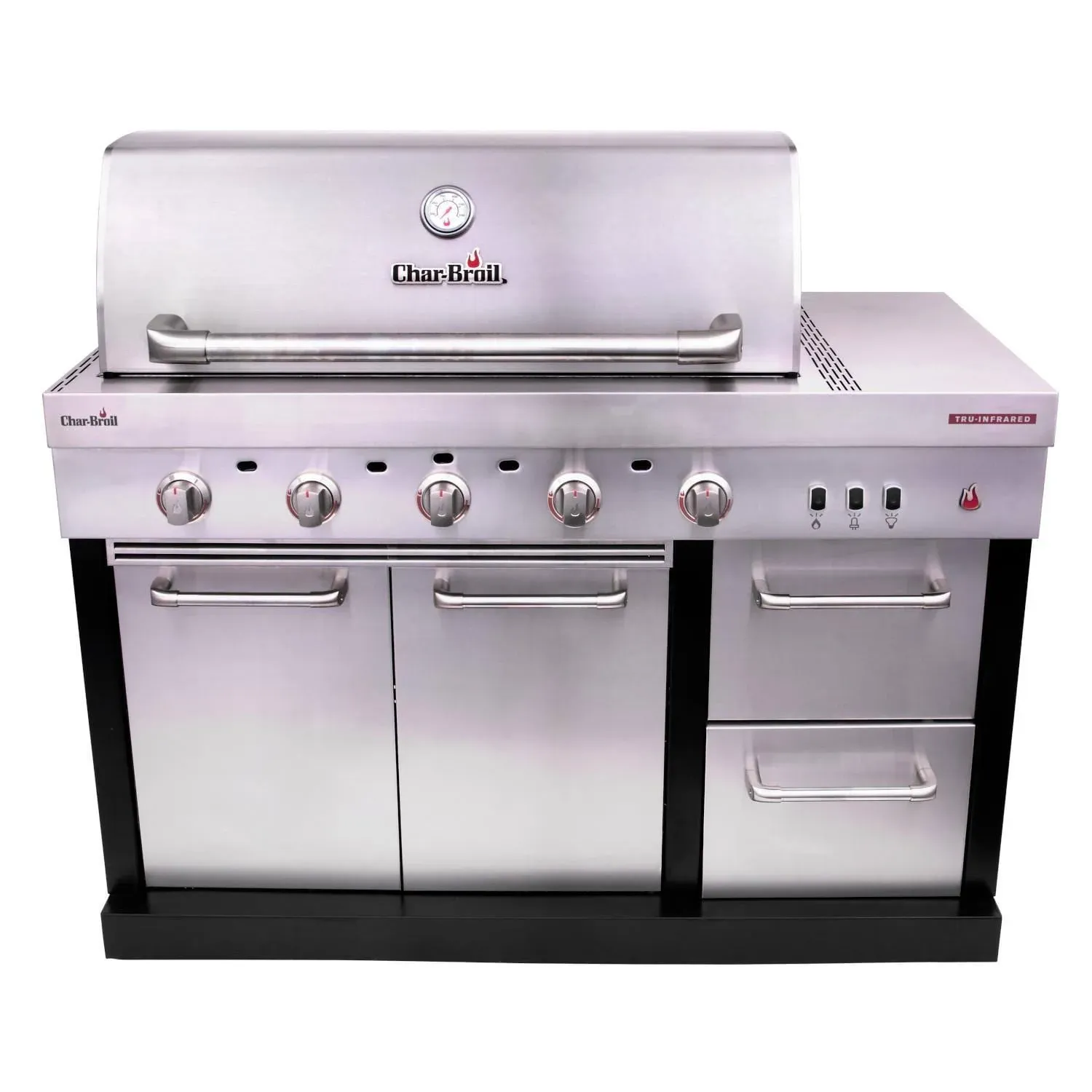 Charbroil Medallion Series Modular Outdoor Kitchen Amplifire 5-Burner Propane Gas Grill - 463246118 : BBQGuys