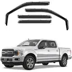 Side Window Deflectors Rain Guards for 2015-2020 Ford F-150 SuperCrew  | eBay