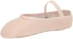 Bloch Ladies Dansoft Leather Ballet Shoes Theatrical Pink Leather