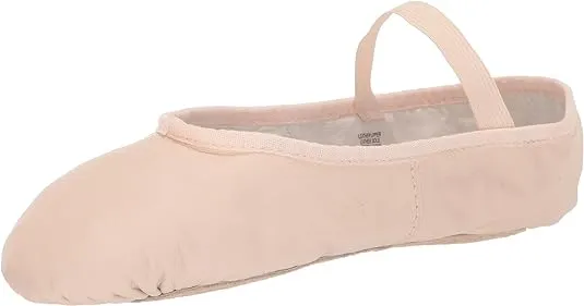 Bloch Ladies Dansoft Leather Ballet Shoes Theatrical Pink Leather