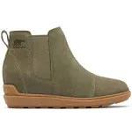 Sorel Evie II Chelsea Boots for Women Stone Green/Gum 2 6.5