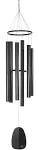 WOODSTOCK WINDSINGER CHIMES OF APOLLO WIND CHIME BLACK WOODWWAB 68&#034; LONG! NEW