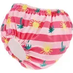 Acorn Baby Toddler Swim Diaper Size 5 and 6 Adjustable Yellow Pineapple Swimmers