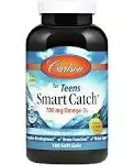 Carlson, Teen's Smart Catch, Natural Lemon, 700 mg, 180 Soft Gels (350