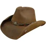 Stetson Roxbury Leather Western Hat