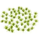 Yetaha 50pcs Green Shrubs Bush Model, Aritificial Plants, Railway Wargame Park Diorama Scenery HO 3.5cm, Architecture Model Railroad Scenery