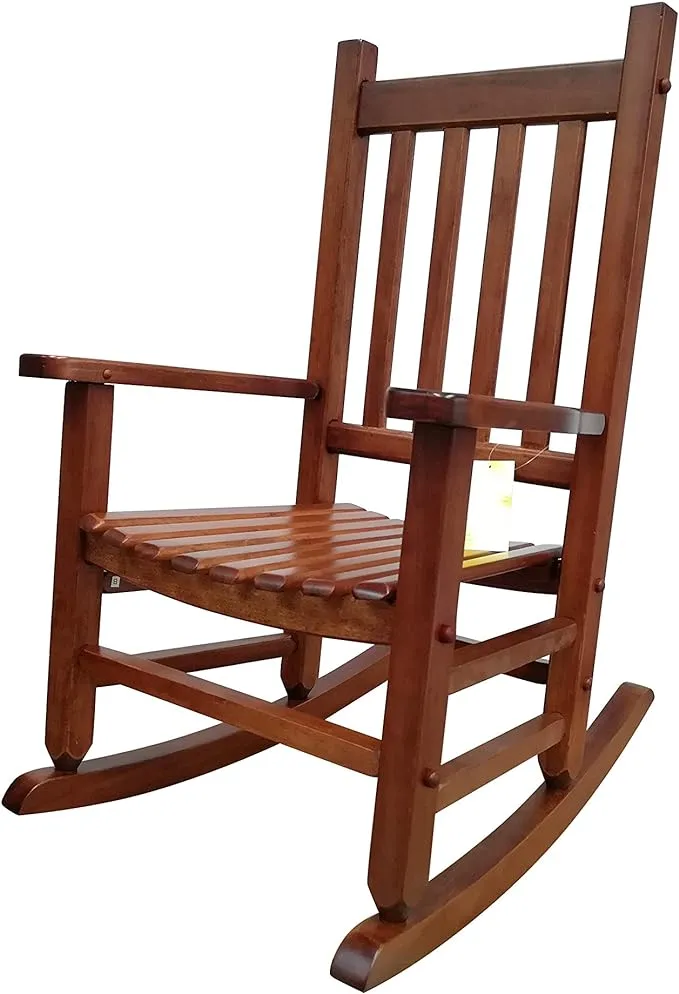 Rocking Rocker - K086NT Durable Natural Child’s Wood Porch Rocker/Outdoor Rocking ...