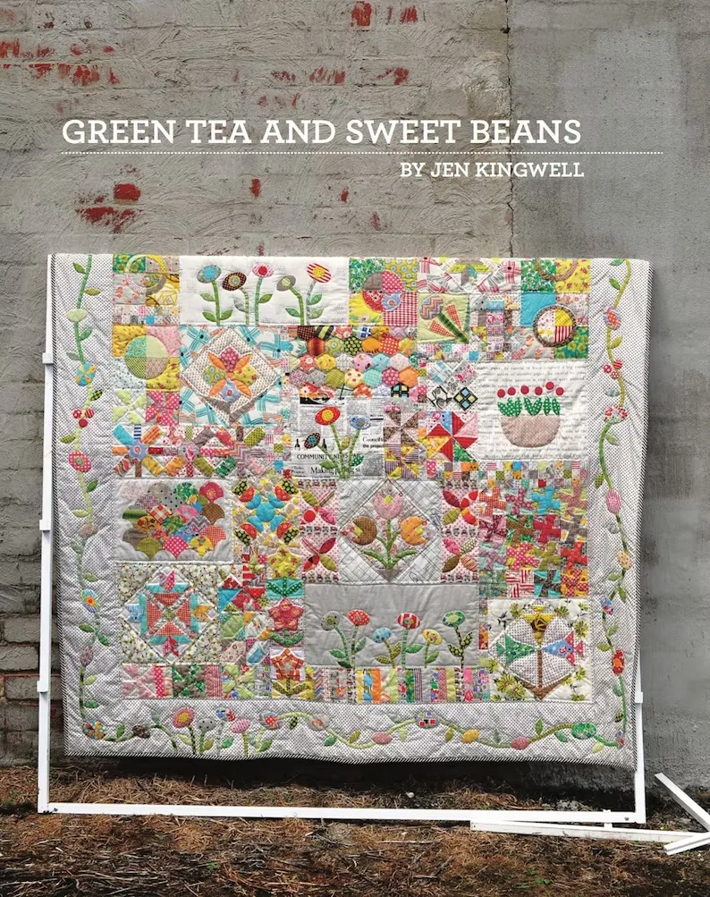 Green Tea and Sweet Beans Pattern Booklet by Jen Kingwell Designs