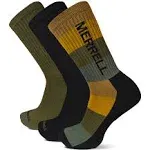 Merrell Men's and Women's Wool Everyday Hiking Socks-3 Pair Pack-Cushioned