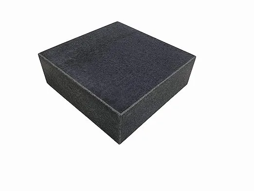 Hhip 4401-1598 12" x 8" x 2" Granite Surface Plate, Grade B, 0 Ledge