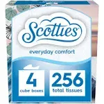 Scotties Everyday Comfort Facial Tissue (4 x 64 ct)