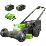 Greenworks 40V 25" Brushless Cordless Self-Propelled Lawn Mower