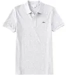 Lacoste Slim Fit Pique Men&s Polo Shirt | Silver Chine