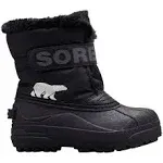 Sorel Childrens Snow Commander, Black / 12