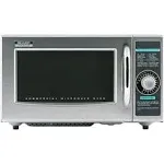 Sharp R-21LCFS 1000W Medium Duty Commercial Microwave Oven,Stainless Steel Door