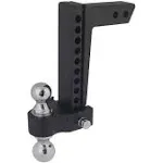 Blackout 8,000 lbs / 10,000 lbs Capacity Adjustable Drop Hitch 0-10 inch Drop